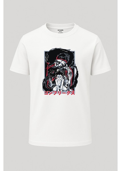 Gon Freecss Hunter x Hunter Baskılı Loose Fit Bisiklet Yaka Unisex Tişört Anime Manga