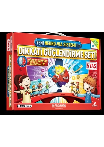 Dikkati Güçlendirme Seti Anasınıfı - 5 Yaş- Neuro-Via
