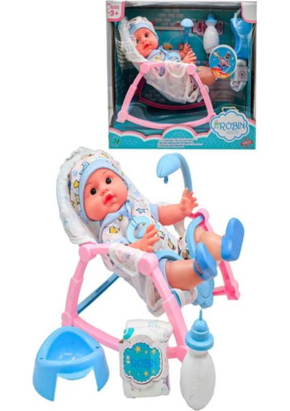 Elite Sfeyx Islatan Türkçe Konuşan Pusetli 35 cm Robin Et Bebek News Sfey 997516 1 Adet