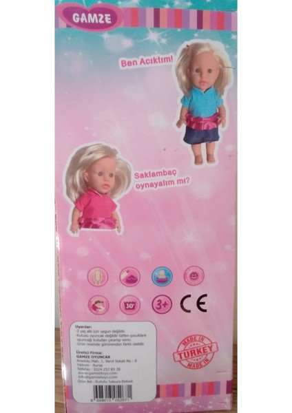 Elite Konuşan Et Bebek Kahverengi Saçlı Kutulu 1 Adet