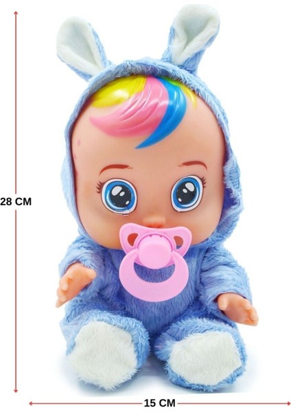 Elite Tulumlu Göz Yaşı Döken ve Konuşan Et Bebek Konuşan Bebeğim 30CM 1 Adet
