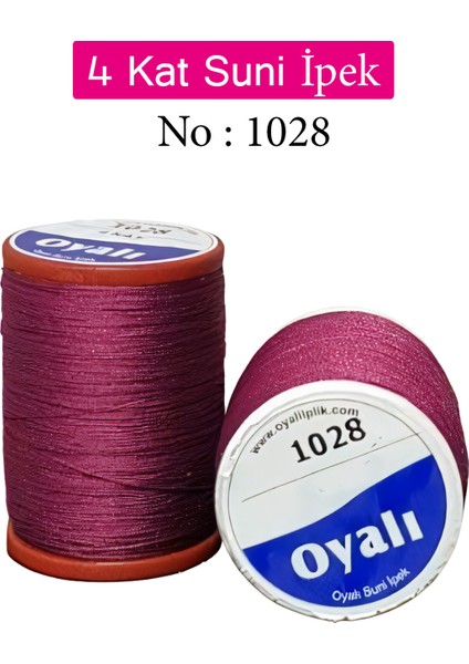 4 Kat Suni Ipek Iplik Iğne Oyası Boncuk Ipi Tığ Oyası NO:1028
