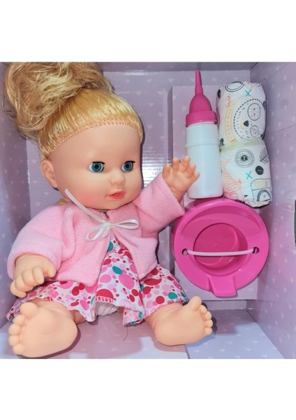 Elite Konuşan Altını Islatan Melis Et Bebek Pembe Ceketli 1 Adet