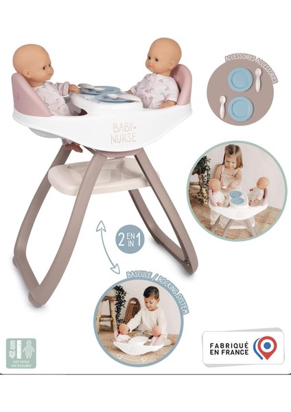 Elite Baby Nurse Ikiz Bebek Oyuncak Mama Sandalyesi 220371 1 Adet