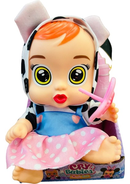 Elite Babies Ağlayan Bebek Sesli Emzikli ve Biberonlu Et Bebek 35 cm 2 Adet 1 Adet