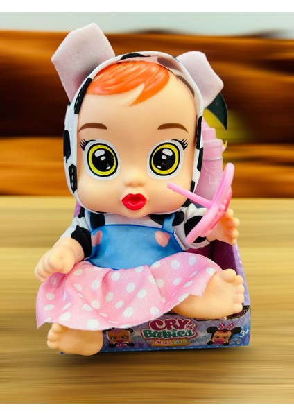 Elite Babies Ağlayan Bebek Sesli Emzikli ve Biberonlu Et Bebek 35 cm 2 Adet 1 Adet