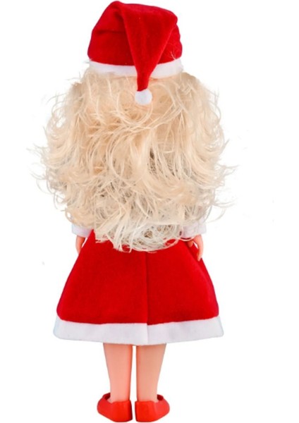Elite Yılbaşı Noel Elbiseli Oyuncak Et Bebek 42 cm 1 Adet