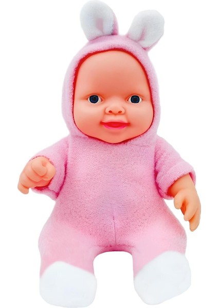 Elite Tavşan Kostümlü Sesli Et Bebek Pembe 1 Adet