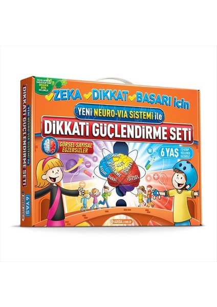 Dikkati Güçlendirme Seti Anasınıfı - 6 Yaş- Neuro-Via