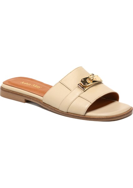 Kadın Terlik MAR-25Y-166-2027 John May Krem fiyatları