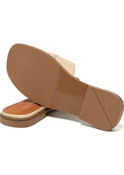 Kadın Terlik MAR-25Y-166-2027 John May Krem indirimleri