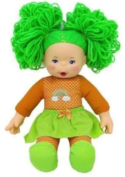 Elite Sevimli Sunman Gökkuşağı Lahana Bebek 35 cm / Yeşil. 1 Adet