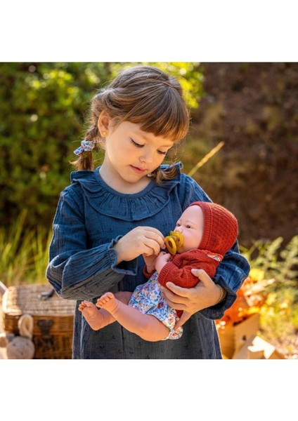 Elite Oyuncak Bebek 38 cm - Kiremit Hırka ve Kedili 1 Adet fiyatları
