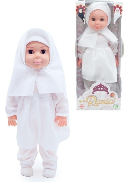 Elite Beyaz Tesettürlü Rania 45 cm Oyuncak Et Bebek 1 Adet