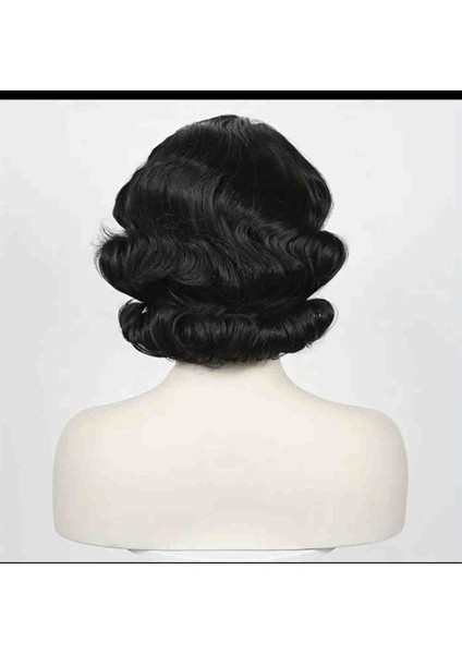 Isıya Dayanıklı Sentetik 1920'LER Vintage Peruk fırsatları