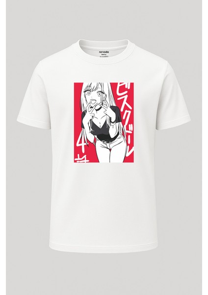My Dress Up Darling Marin Baskılı Loose Fit Bisiklet Yaka Unisex Tişört Anime Manga