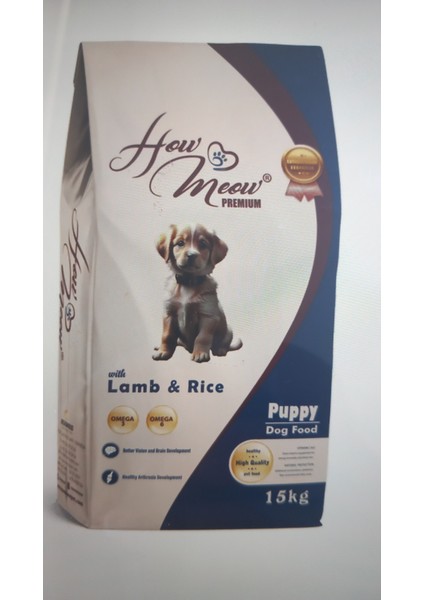 How&meow Yavru Kuzulu&pirinçli Köpek Maması 15 kg