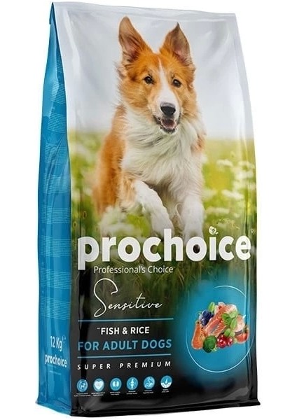 Pro Choice Sensitive Skin Balıklı Hassas Yetişkin Köpek Maması 12 kg