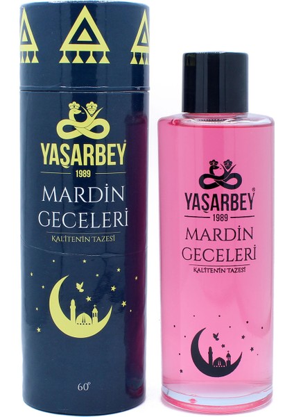 MARDİN HATIRASI MARDİN GECELERİ KOLONYASI 500 ML (ÖZEL CAM ŞİŞE-SİLİNDİR HEDİYELİK KUTU)