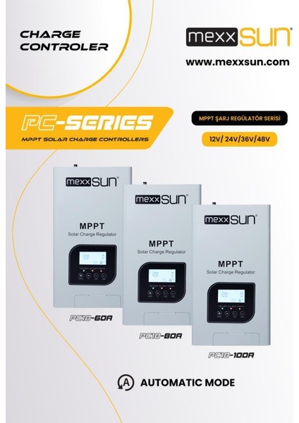 60A 12V/24V/48V Mppt Şarj Regülatörü fiyatları