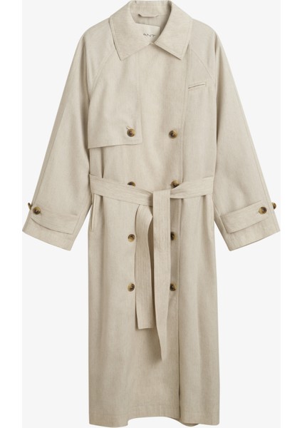 Kadın Bej Relaxed Fit Klasik Yaka Trençkot 4751140.233