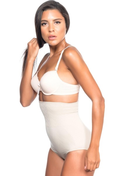 Ten Mı Emay 2079 Yüksek Bel Desenli Double Slip Korse