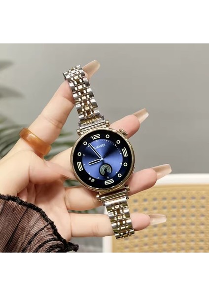 Huawei Watch Gt5 Pro 42MM/GT 5/gt 4 41MM Uyumlu Slim Ince Rolex Tasarım Kordon Kayış