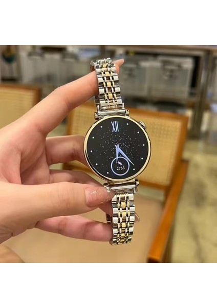 Huawei Watch Gt5 Pro 42MM/GT 5/gt 4 41MM Uyumlu Slim Ince Rolex Tasarım Kordon Kayış