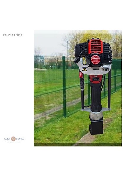 Çit Panel Direk Çakma Makinesi