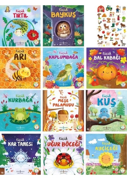 Yeni Doğanın Eşsiz Hikayeleri 11 Kitap Dev Set Iş Kültür - A4 Sticker Hediyeli