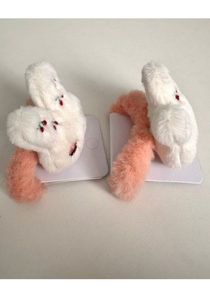Pofuduk Peluş Tavşan Lastik Toka 2 Li