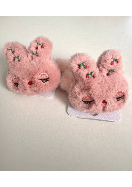 Pofuduk Peluş Tavşan Lastik Toka 2 Li