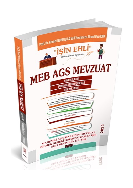 Meb Ags Mevzuat Işin Ehli Konu Anlatımı Savaş Yayınları Nisan 2025