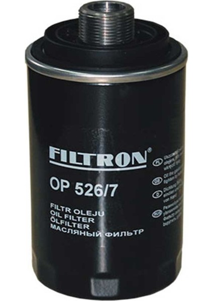 Vw cc 1.8 Tsı Benzinli Yağ Filtresi 2009-2012 Filtron