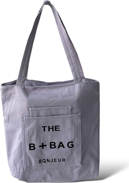 The B Bag Canvas Bez Kol-Omuz Çanta