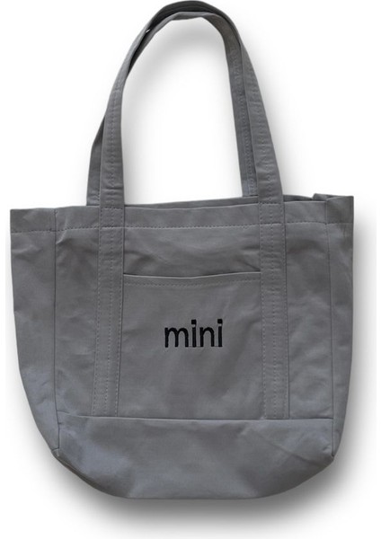 Canvas Mini Yazılı Bez Omuz - Kol Çantası fiyatları