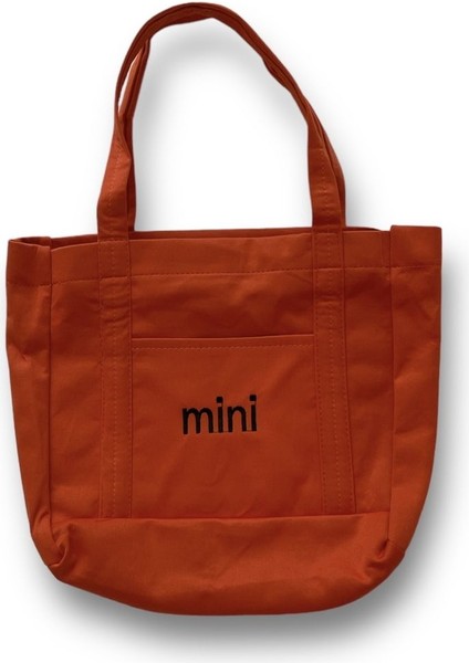 Canvas Mini Yazılı Bez Omuz - Kol Çantası fiyatları