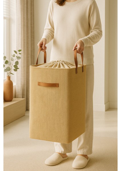 Çamaşır Sepeti Büzgülü Jüt Kapaklı Metal Çerçeveli Kirli Sepeti Çocuk Oyuncak Banyo Düzenleyici modelleri