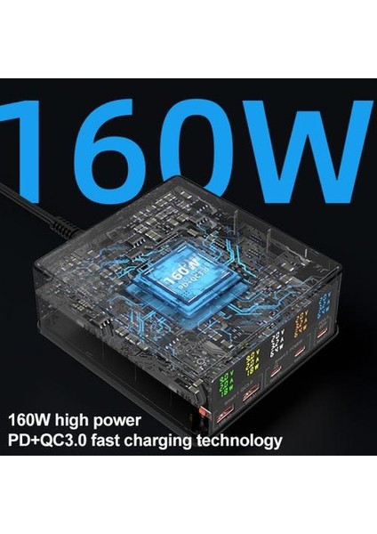 868H 160W Pd + Qc3.0 Çoklu Bağlantı Şarj Cihazı fırsatları