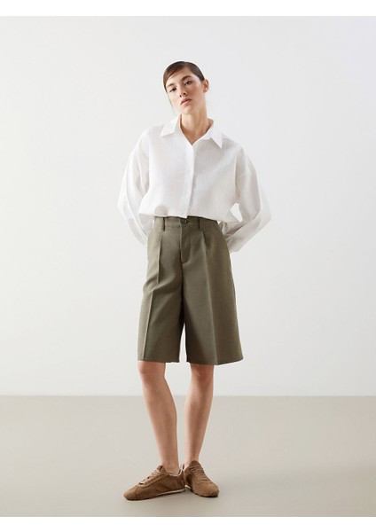 Yeni Sezon Cizgili Oversize Poplin Kadin Gomlek - S5KI73Z8 fiyatları
