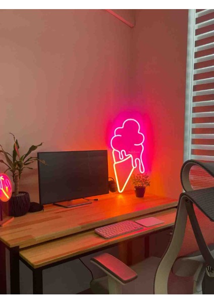 Neon LED Işıklı Dondurma fiyatları