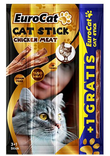 Catstick Tavuklu 4x5 gr Dpmah