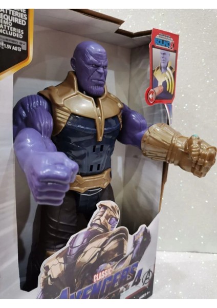 Thanos Action Figür Oyuncak Işıklı Konuşan 28.5 cm Tanos modelleri
