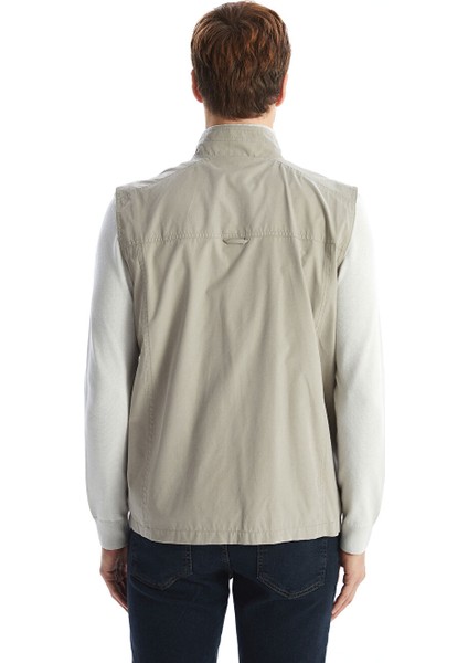 Yeni Sezon Standart Kalip Dik Yaka Erkek Avci Yelegi - S52536Z8 indirimleri