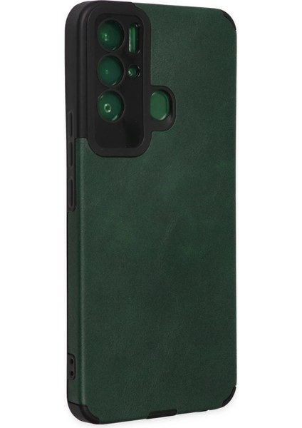 Tecno Pova Neo Kılıf Loop Deri Silikon - Yeşil Dpmah