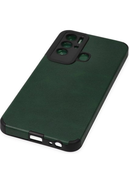Tecno Pova Neo Kılıf Loop Deri Silikon - Yeşil Dpmah
