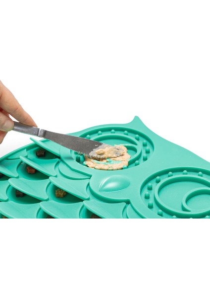 Yavru Köpek Mama Yeme Oyuncağı, Baykuş Şeklinde, Silikon, Yeşil, 30X28CM Dpmah fiyatları