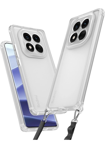 Xiaomi Redmi Note 14 Pro 4g Kılıf Penta Silikon Kılıf - Şeffaf Dpmah