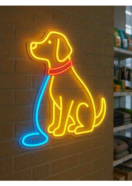 Neon LED Işıklı Köpek