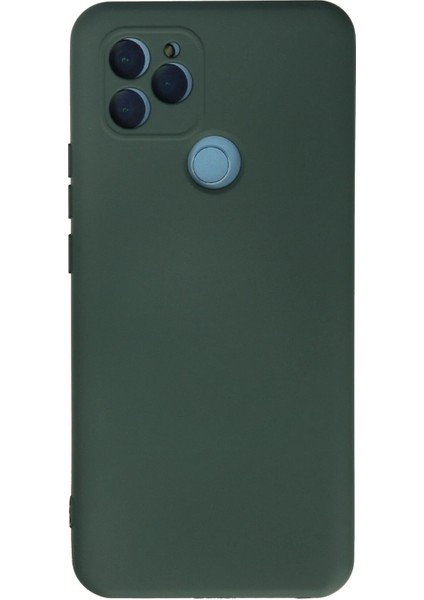 General Mobile Gm 21 Kılıf Nano Içi Kadife Silikon - Koyu Yeşil Dpmah